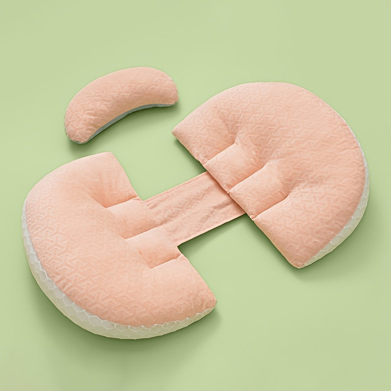 Pregnancy Cushion U-Shaped Waist Support for Side Sleeping Belly Relief Maternity Comfort