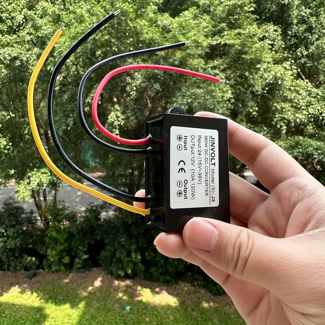 Módulo convertidor buck DC-DC 24V a 12V 10A 120W fuente de alimentación industrial y automotriz