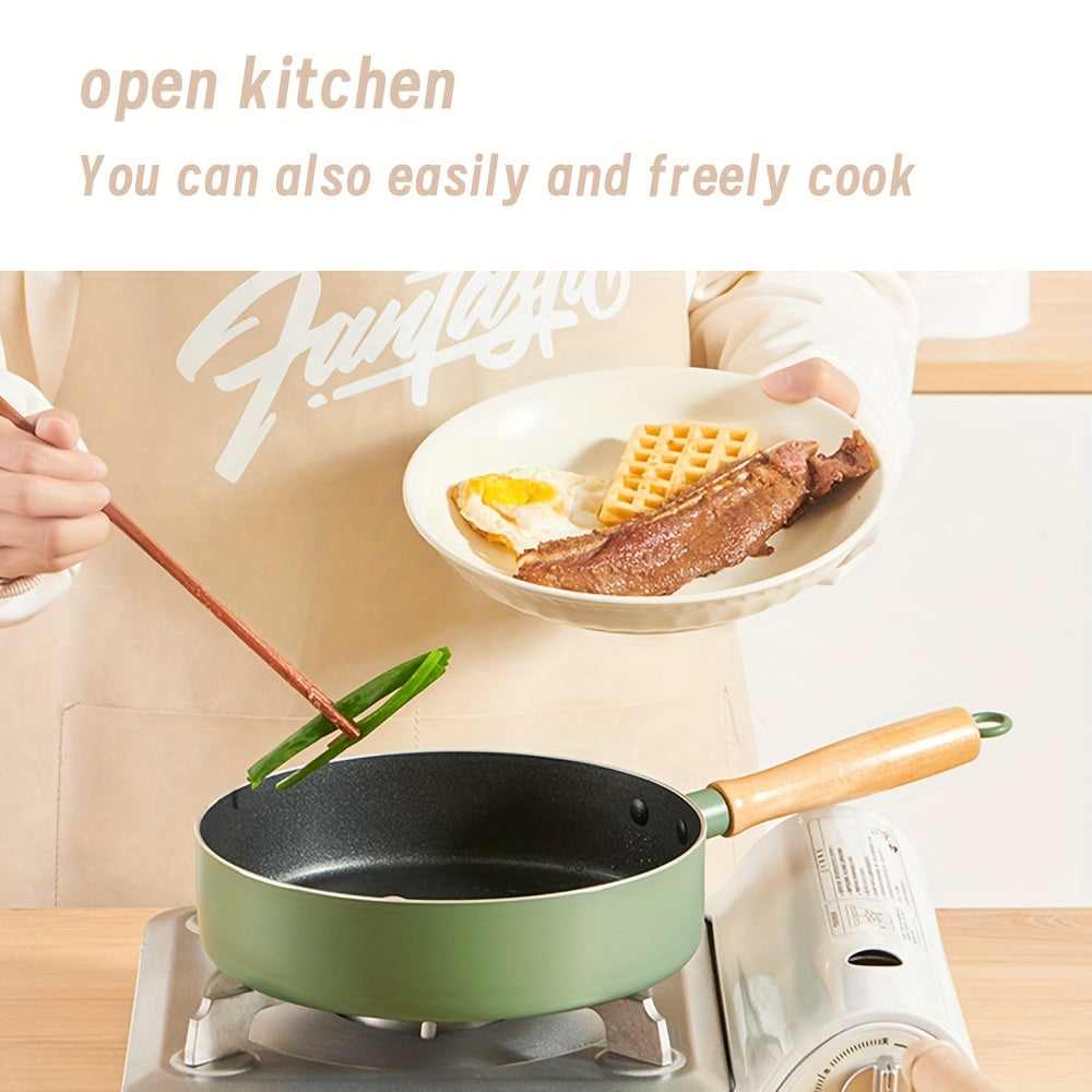 Qattiq yopishmaydigan qovurilgan pan, go'sht, tuxum va stir-fry uchun bir xilda issiqlik taqsimoti bilan - Oila pishirish ehtiyojlari va ko'p qirrali oshxona asoslari uchun ideal.