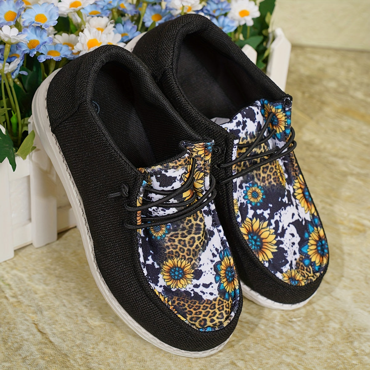 Qizlar uchun zamonaviy slip-on loafers, qulay ochiq havoda faoliyatlar uchun