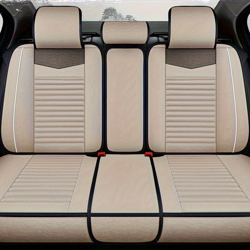 Universal Fit Car Seat Cover Set All-Season Fabric Full Coverage