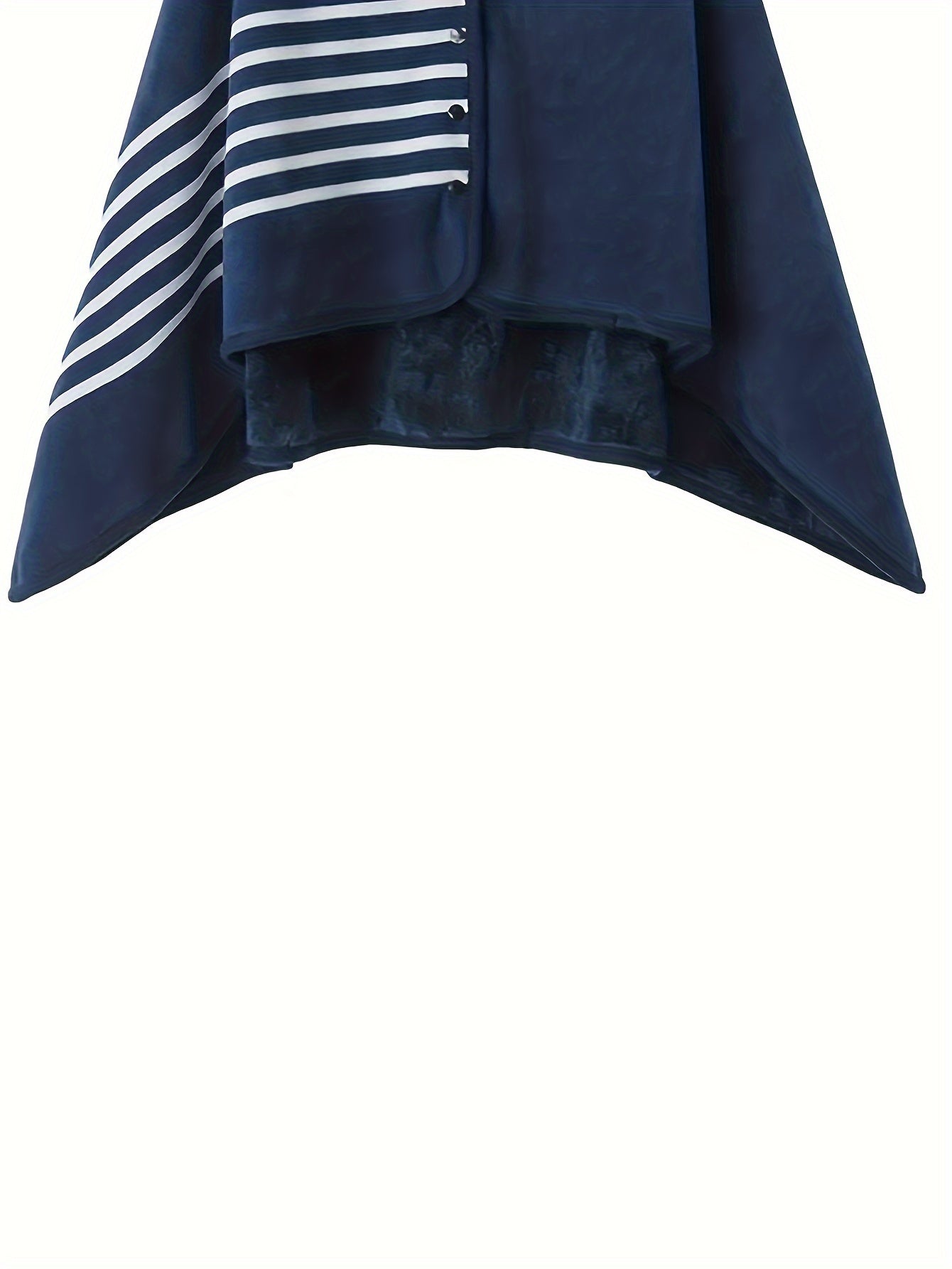 Women's Plaid Polyester Flannel Pajama Cape Sleeveless V-Neck Loose Fit All-Season