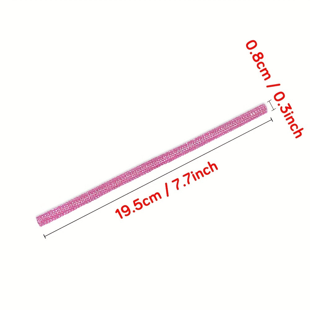 Women Bling Car Air Vent Trim Rhinestone Interior Decoration 4Pcs