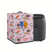 Multifunctional Kitchen Cover with Handle and Tissue Pocket for Cookware Easter Theme Dust Cover