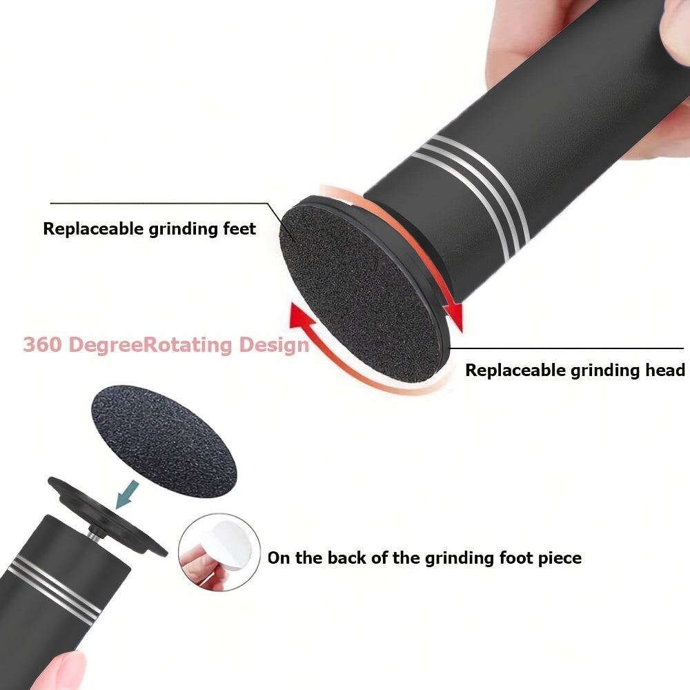 Removedor eléctrico de callos de pies, con batería de litio recargable y carga USB, herramienta de pedicura