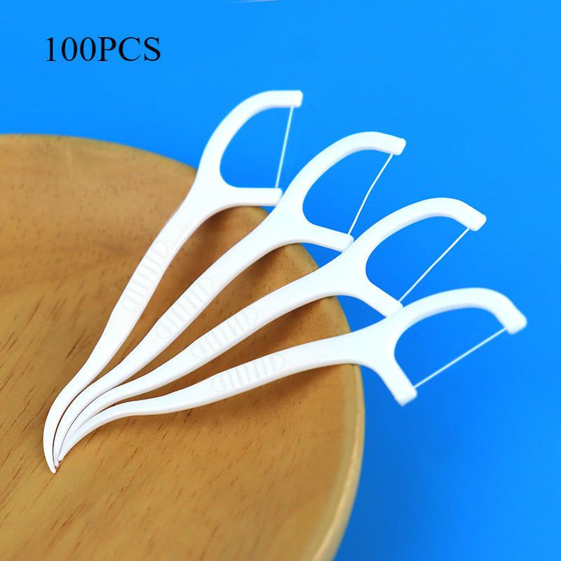100 Ultra-Fine Disposable Toothpicks for Oral Care Deep Cleaning