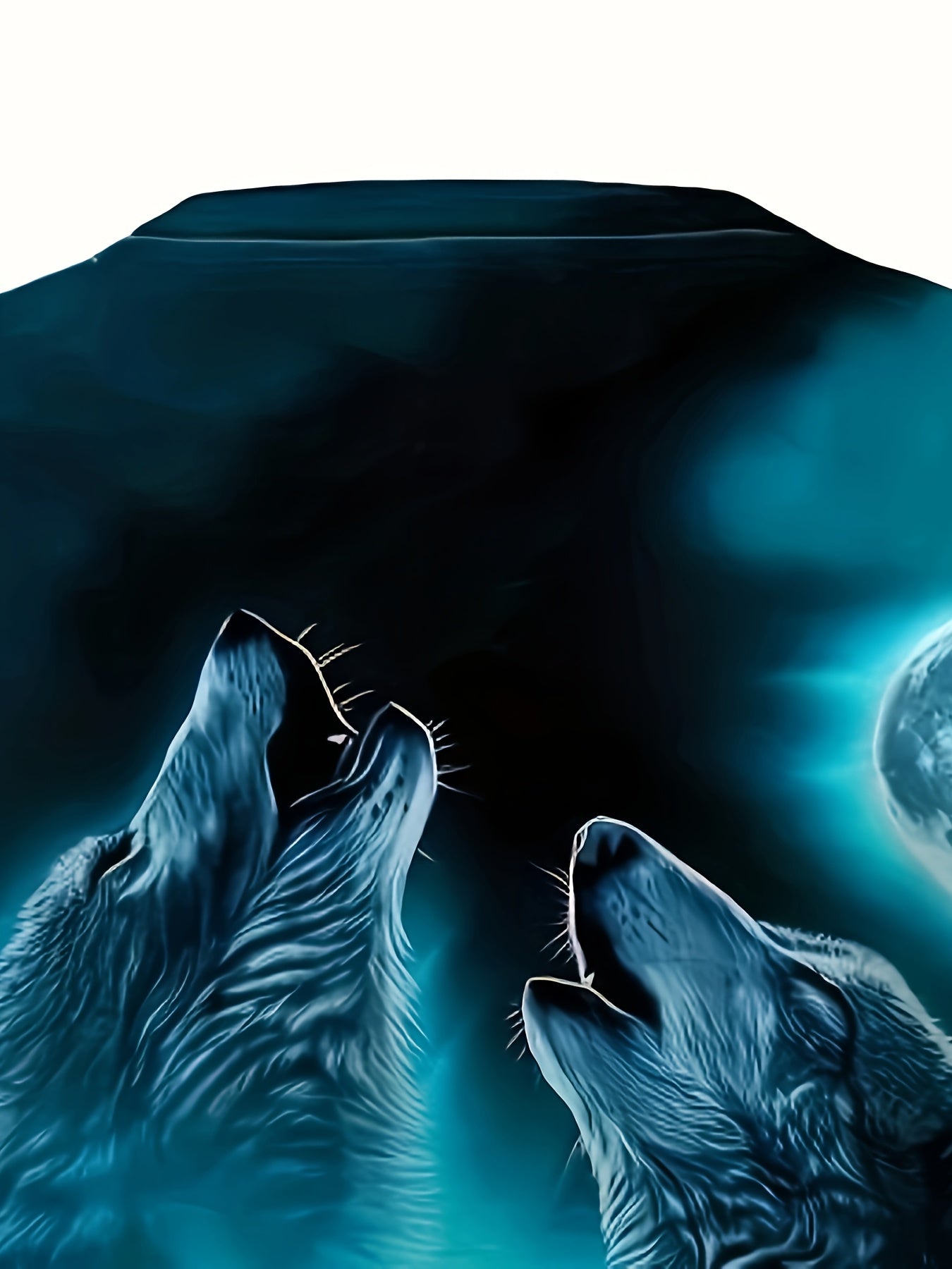 Erkaklar uchun 3D Bo'ri Print T-Shirt - Yozgi Tashqi Faoliyatlar Uchun Ideal