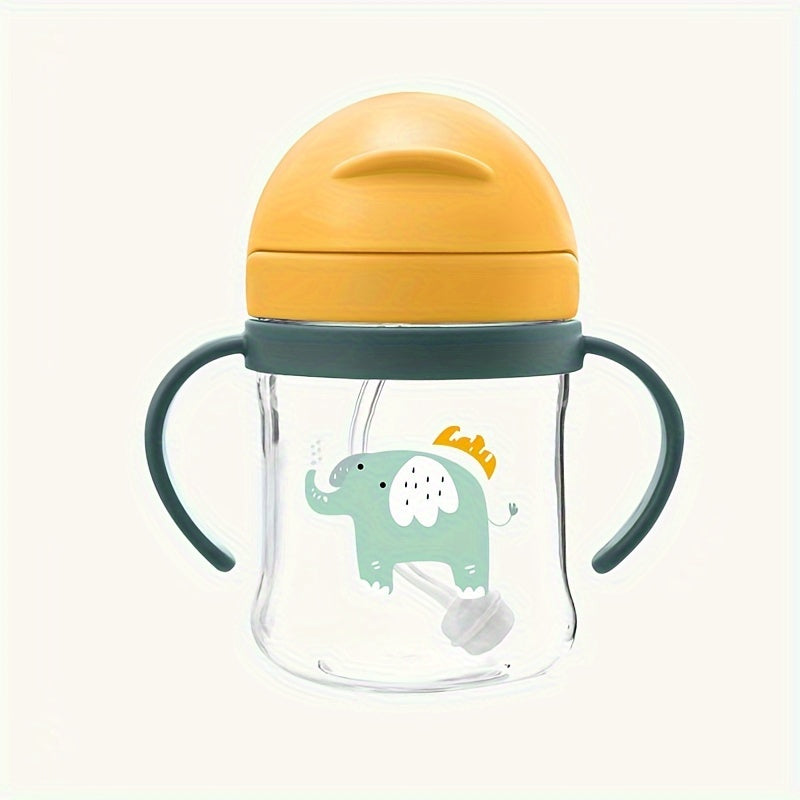 Kids Drinking Cup, Food Safe Straw, Educational Water Bottle, Adorable Gift