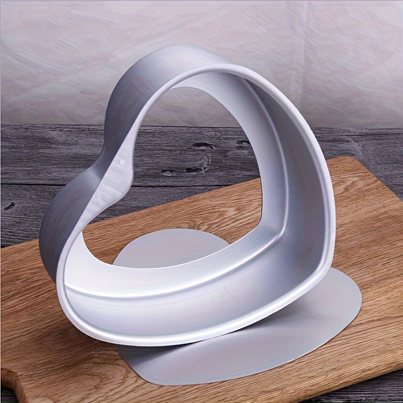 Heart-Shaped Anode Cake Pan and Loose Bottom Cake Molds Set, Non-Stick, Oven Safe, Halloween Baking