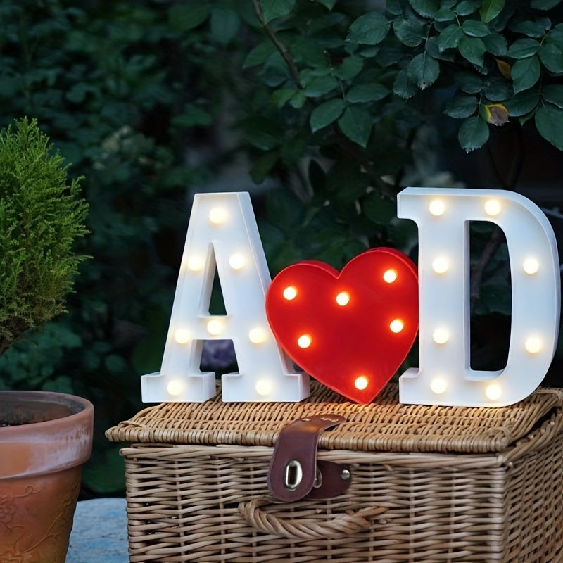 LED Alphabet Letter Lights for Home Decor Wedding Birthday Christmas Party