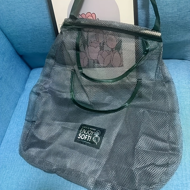 Breathable Storage Bag for Garlic, Potatoes, Onions, Kitchen Organizer