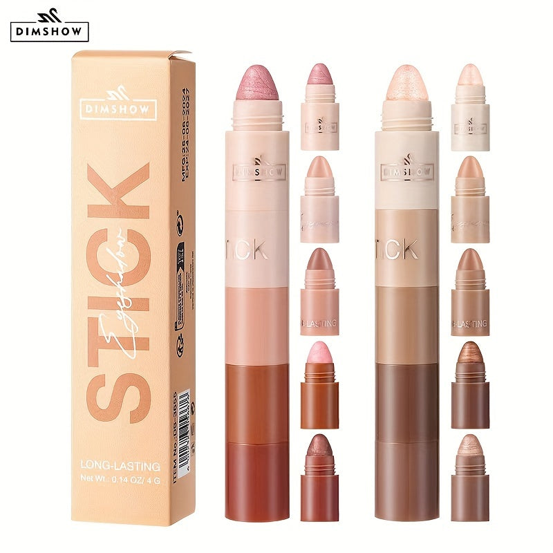 Women Natural Eyeshadow Stick 9-18 Shades Matte Shimmer Portable Beauty