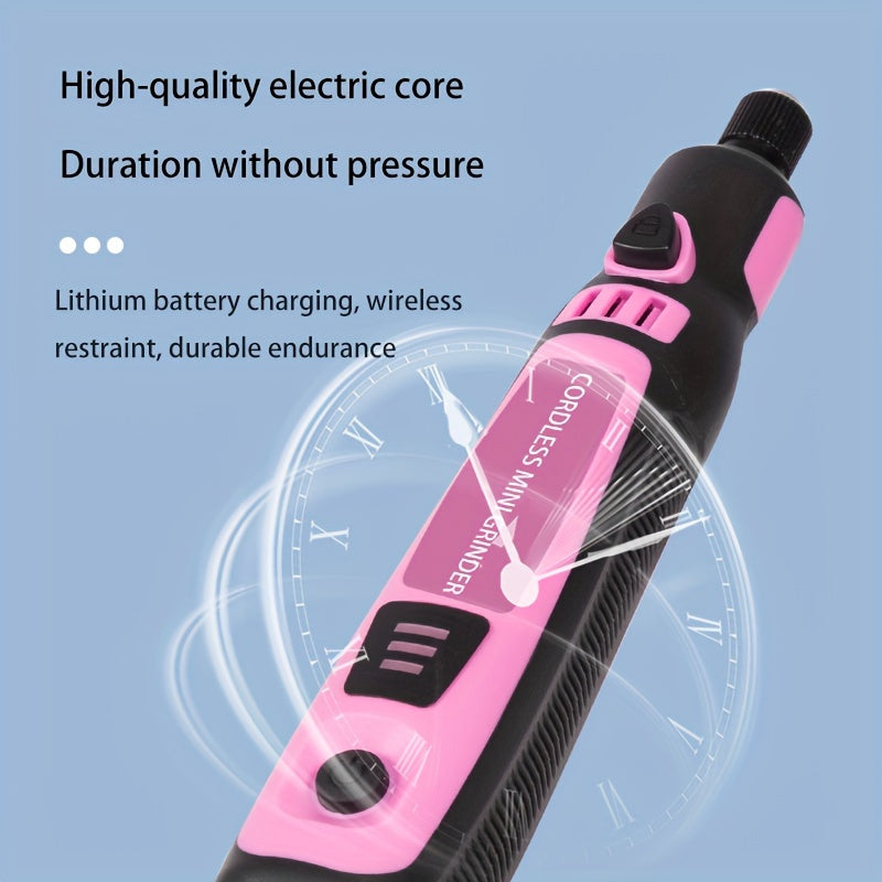 Multi-Functional USB Rechargeable Grinder and Drill Set for Jade Carving Woodworking Polishing