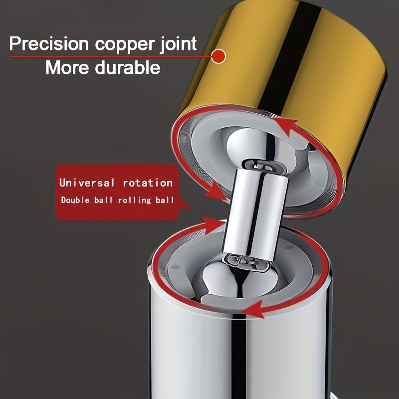 Universal Kitchen Faucet Head with 360° Rotation and 3 Functions