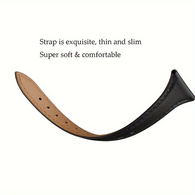 20mm ikki tomonlama kalfskinni soat taqish uchun uzuk, Galaxy Watch 4 5 6 bilan mos keladi
