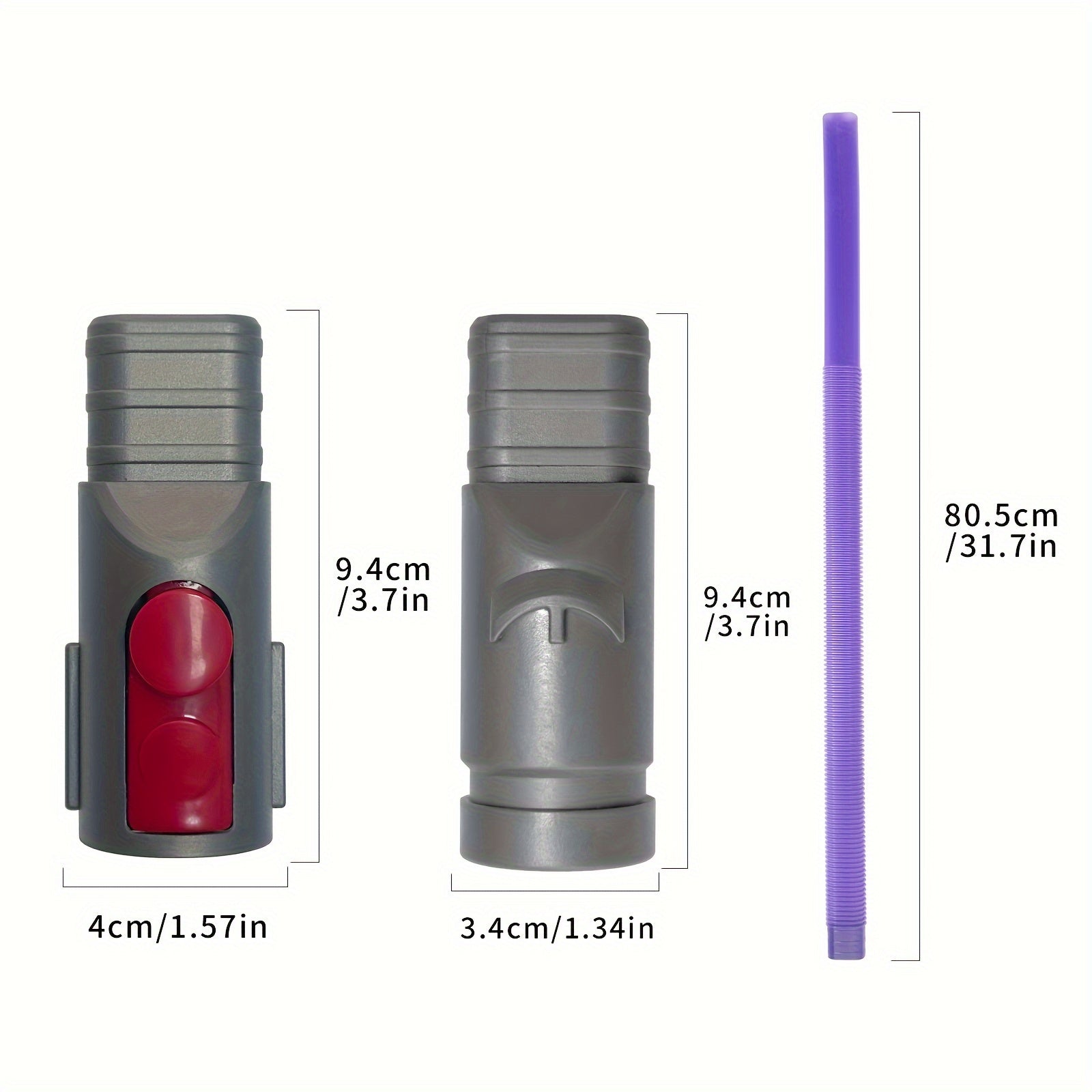 Universal Dryer Vent Cleaning Kit with Vacuum, 2-Piece, Compatible with V6-V15