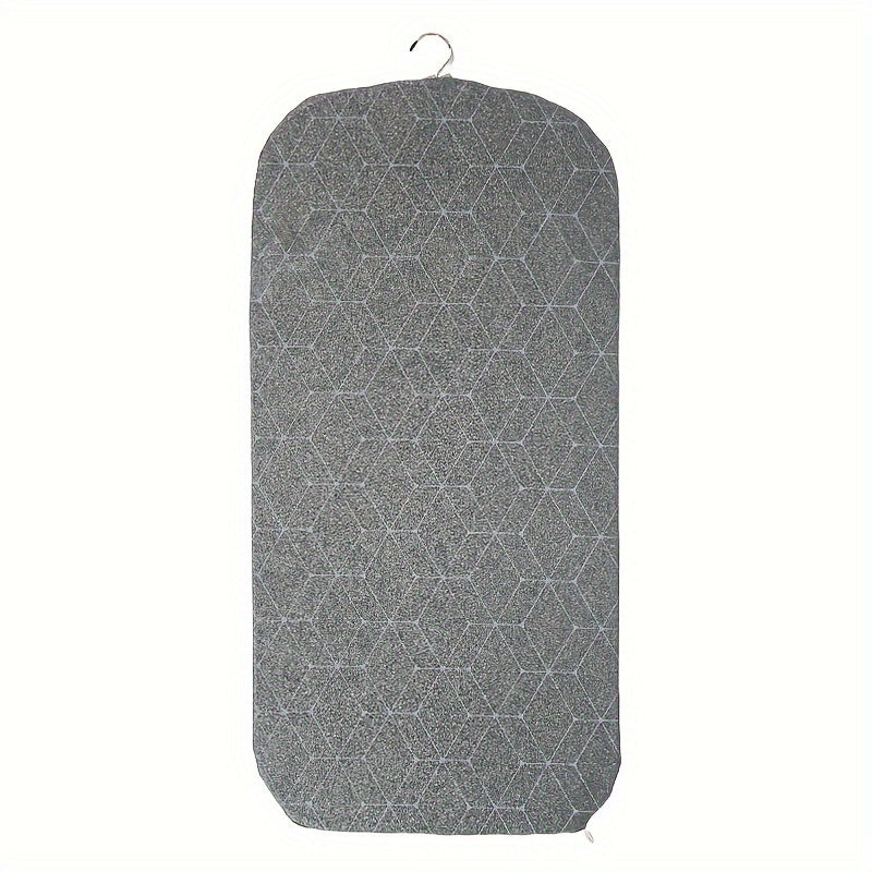 Alfombra portátil de vaporizar prendas con tapete de planchar resistente al calor y soporte plegable