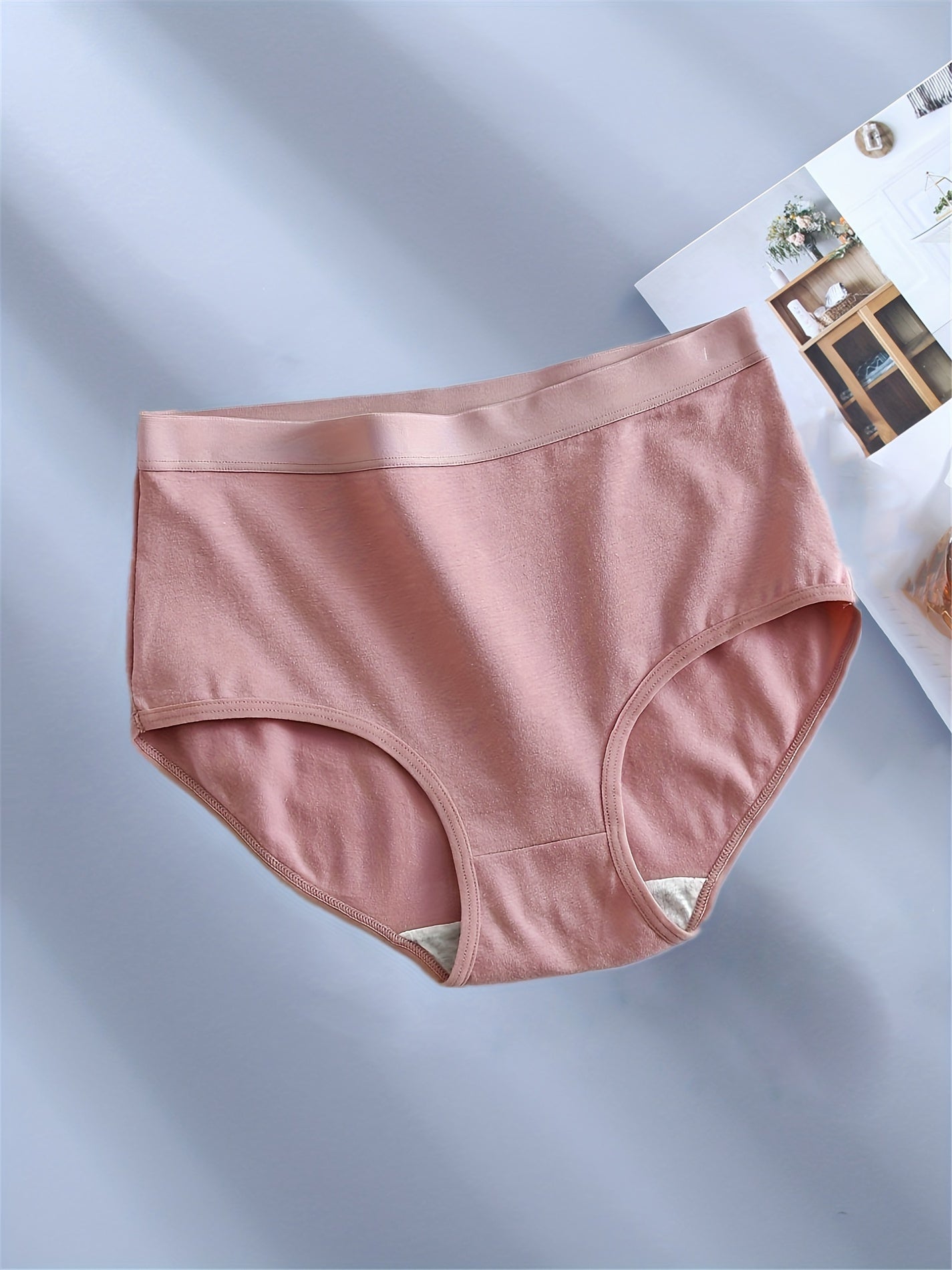 Women's Seamless Cotton Briefs 5-Pack Comfortable Stretchy Underwear