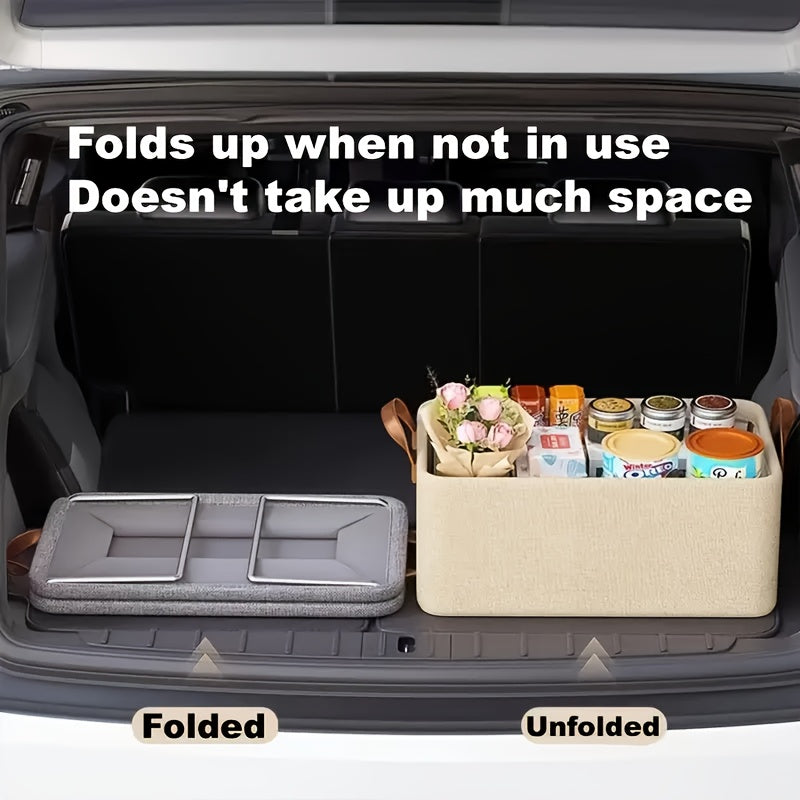 Большая складная коробка для хранения со стальной рамой, водонепроницаемая, устойчивая к царапинам, 26 л