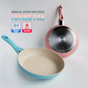 Non-Stick Aluminum Mini Wok for Rice Porridge and Multifunctional Cooking Dishwasher Safe Healthy Cooking