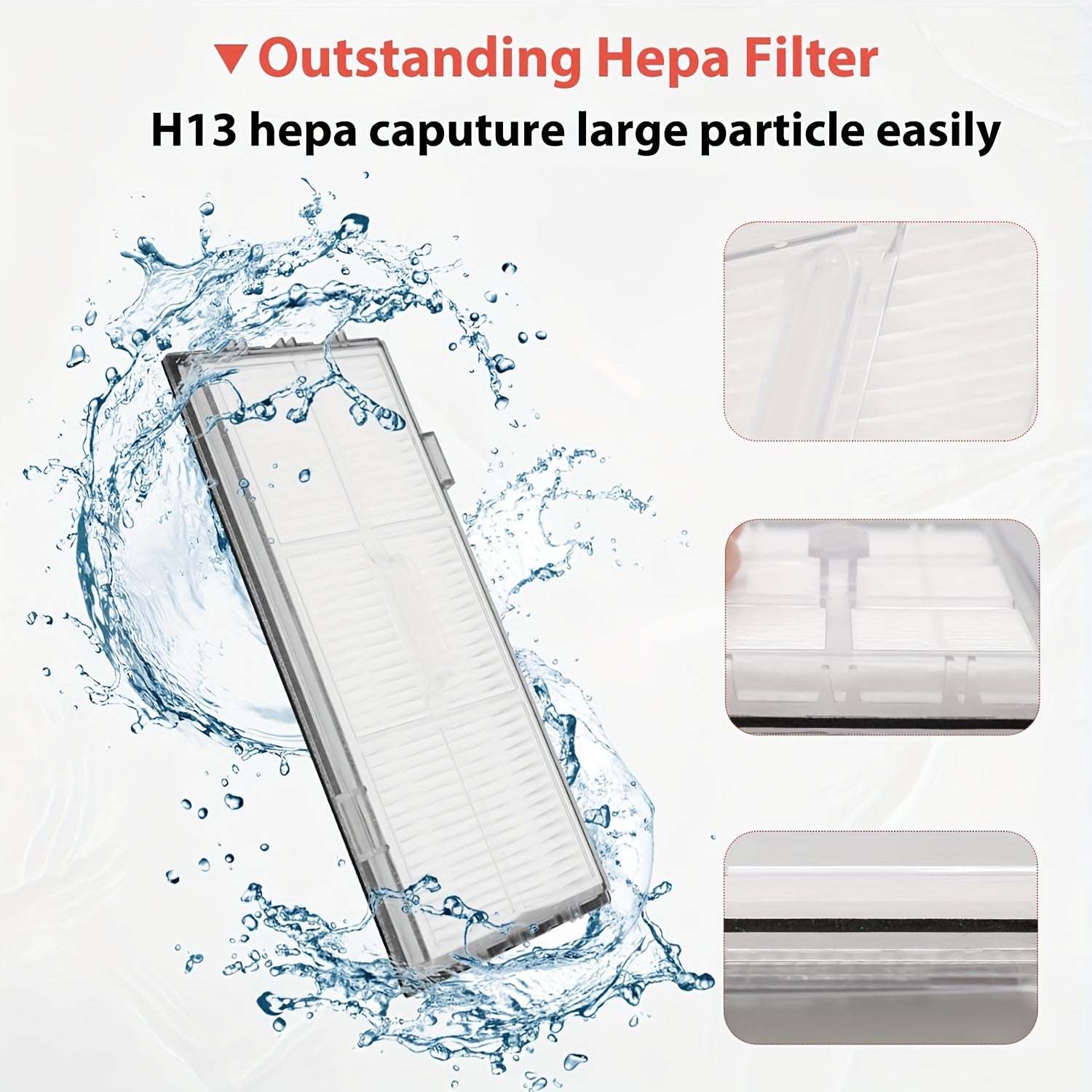 Roborock S7 S7 MaxV uchun 20 ta robot changyutgich aksessuarlar to'plami