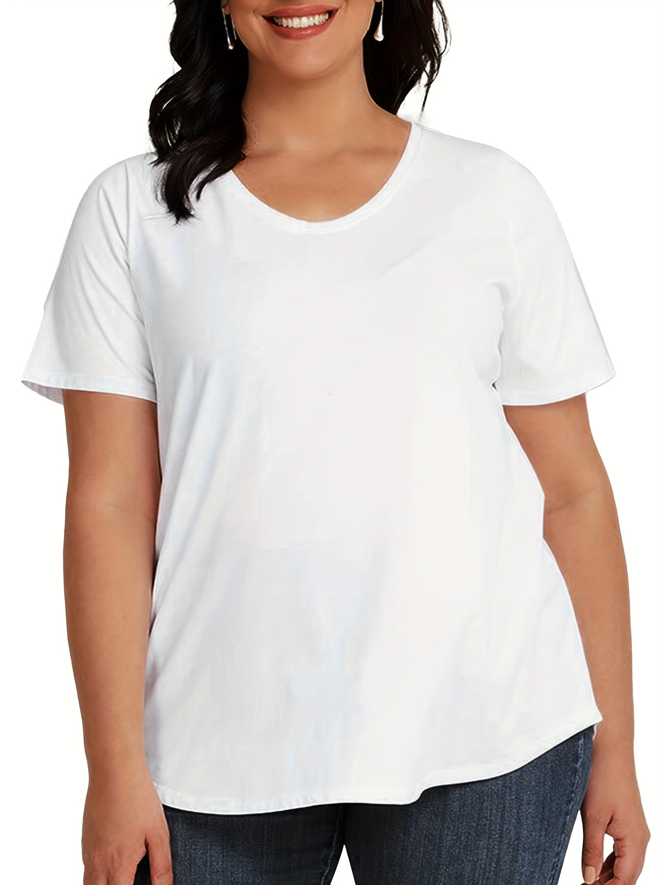 Women Casual Sports T-shirts V-Neck 3-Pack Lightweight Breathable