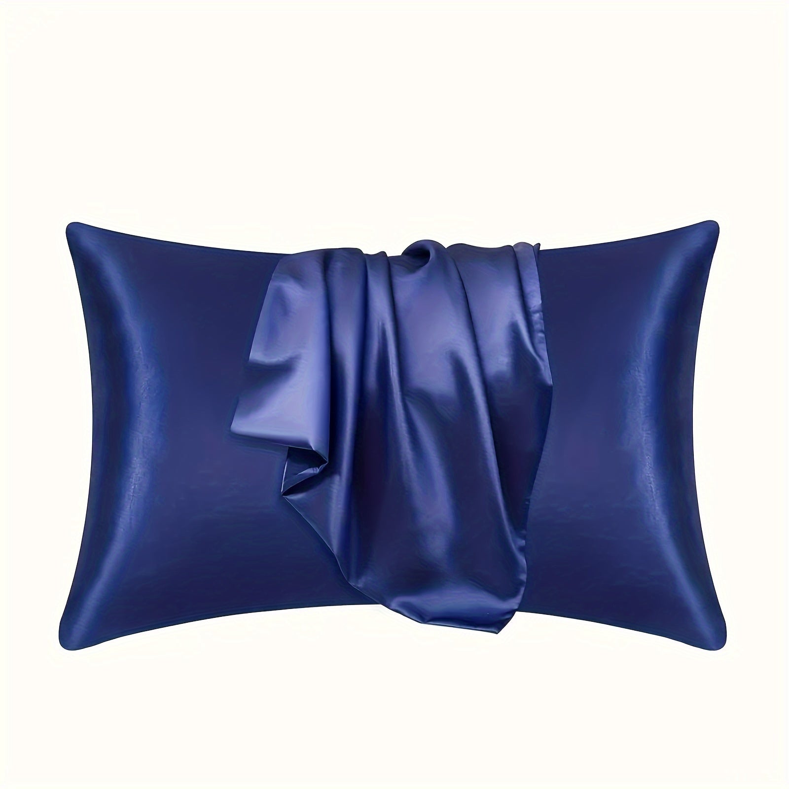 Hypoallergenic satin yostiq qopqog'i 100% polyester nafas oladigan teriga do'st to'liq rangli qopqoq yopilishi yotoq to'shagi
