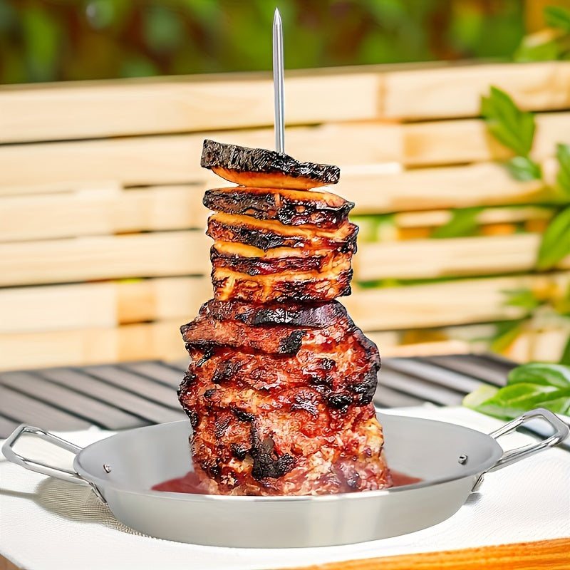 Stainless Steel Vertical Screw Barbecue Pot with Accessories, 3 Sizes Removable