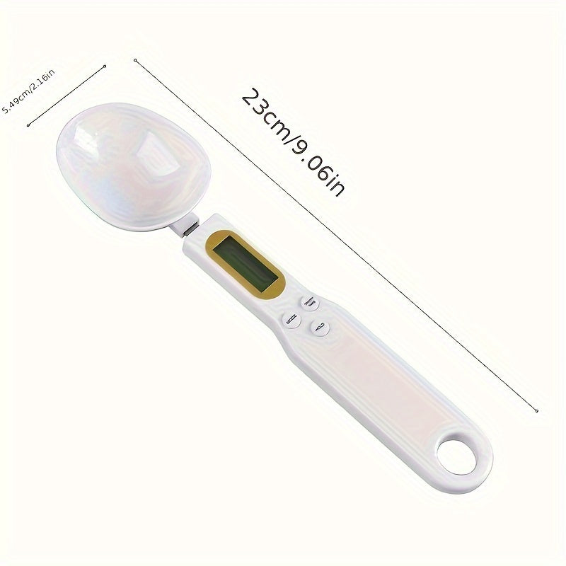 Digital Kitchen Scale 500g/0.1g LCD Display Battery-Powered Measuring Spoon