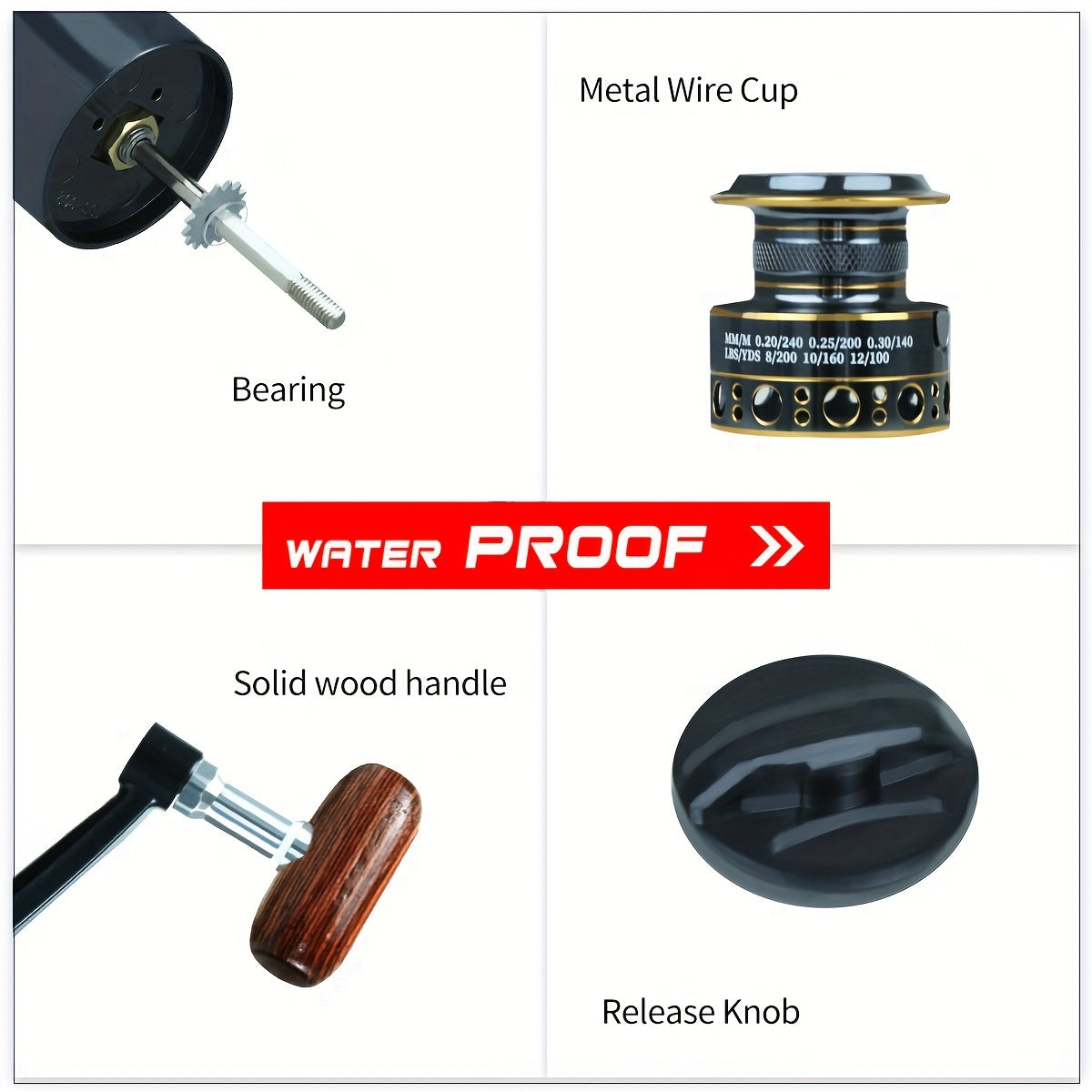 Telescopic Fishing Rod Combo Black 1.8-3.6m with Bait Hooks Lures Carrying Case