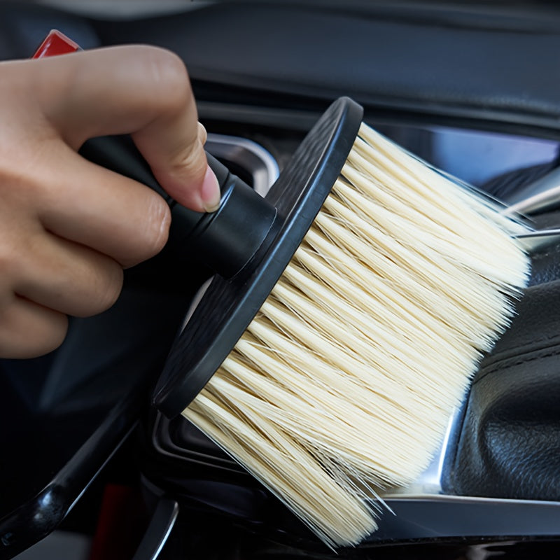 4-Piece Car Detailing Brush Set Soft Bristles for Vents Wheels Seats