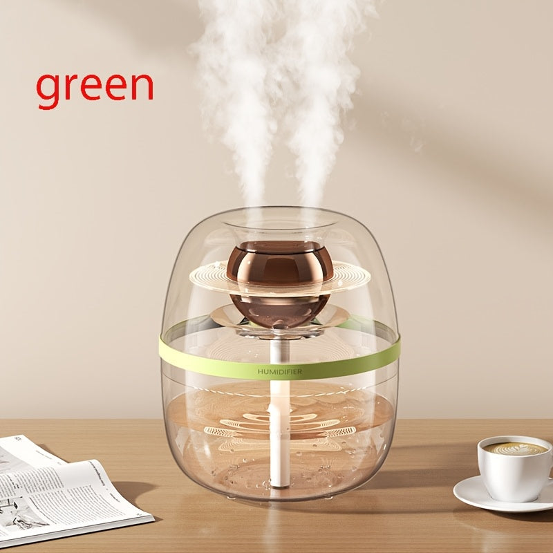 Dual Spray 3L Ultrasonic Humidifier for Bedroom Office Night Light Silent
