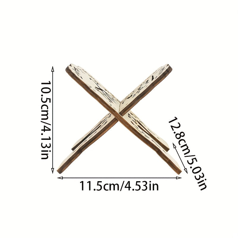 Eid Mubarak uchun yog'och kitob javoni - Qur'on, Injil va Koran kabi islomiy kitoblar uchun stend - Ramadan Kareem, Muqaddas Injil, kitob javoni va musulmon bayramlari davomida stol o'qish, uy bezatish uchun mukammal.