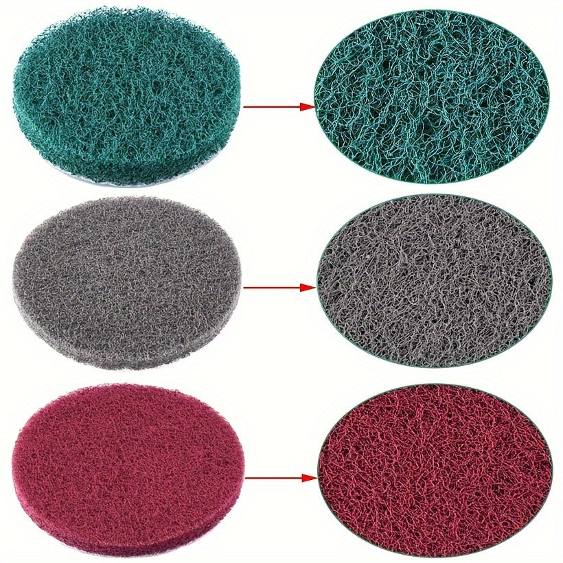 Set of 27 Power Scrubber Pads Drill Brush Attachments for Kitchen Bathroom Grout