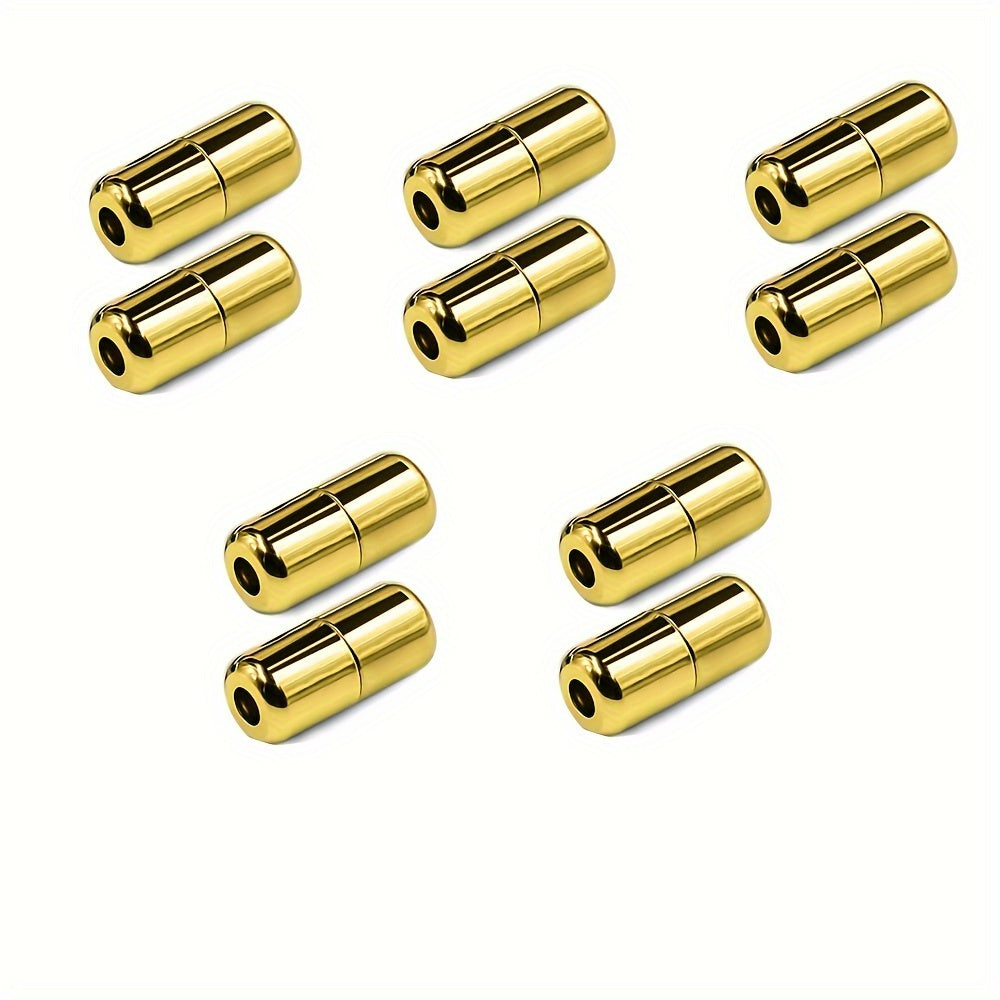 Unisex Elastic Shoe Lace Buckles Reusable Gold Lock No-Tie Accessories