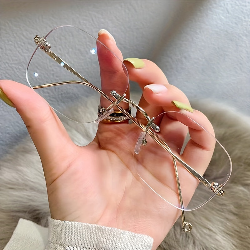 Бескаркасное ретро-плоское зеркало с защитой от ультрафиолета, синего света, прозрачный обзор