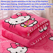 Hello Kitty Plush Blanket Cozy Soft for Napping Sofa Car Gift
