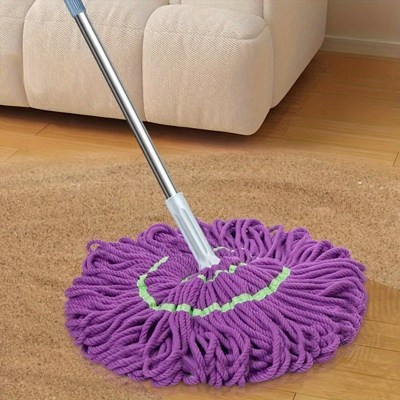 "Easy-Twist Spin Mop va Bucket Set" yog'och, plitka va laminat pollarni qo'l bilan tozalashni taklif etadi. Uy, oshxona va hammom tozalash uchun ideal bo'lgan ushbu tizim samarali pollarni tozalash uchun elektr energiyasini talab qilmaydi.