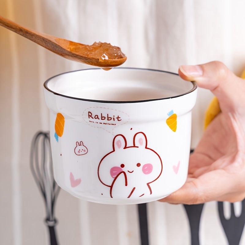 Steamed Egg Bowl with Lid Small Stew Pot for Household Stews and Desserts