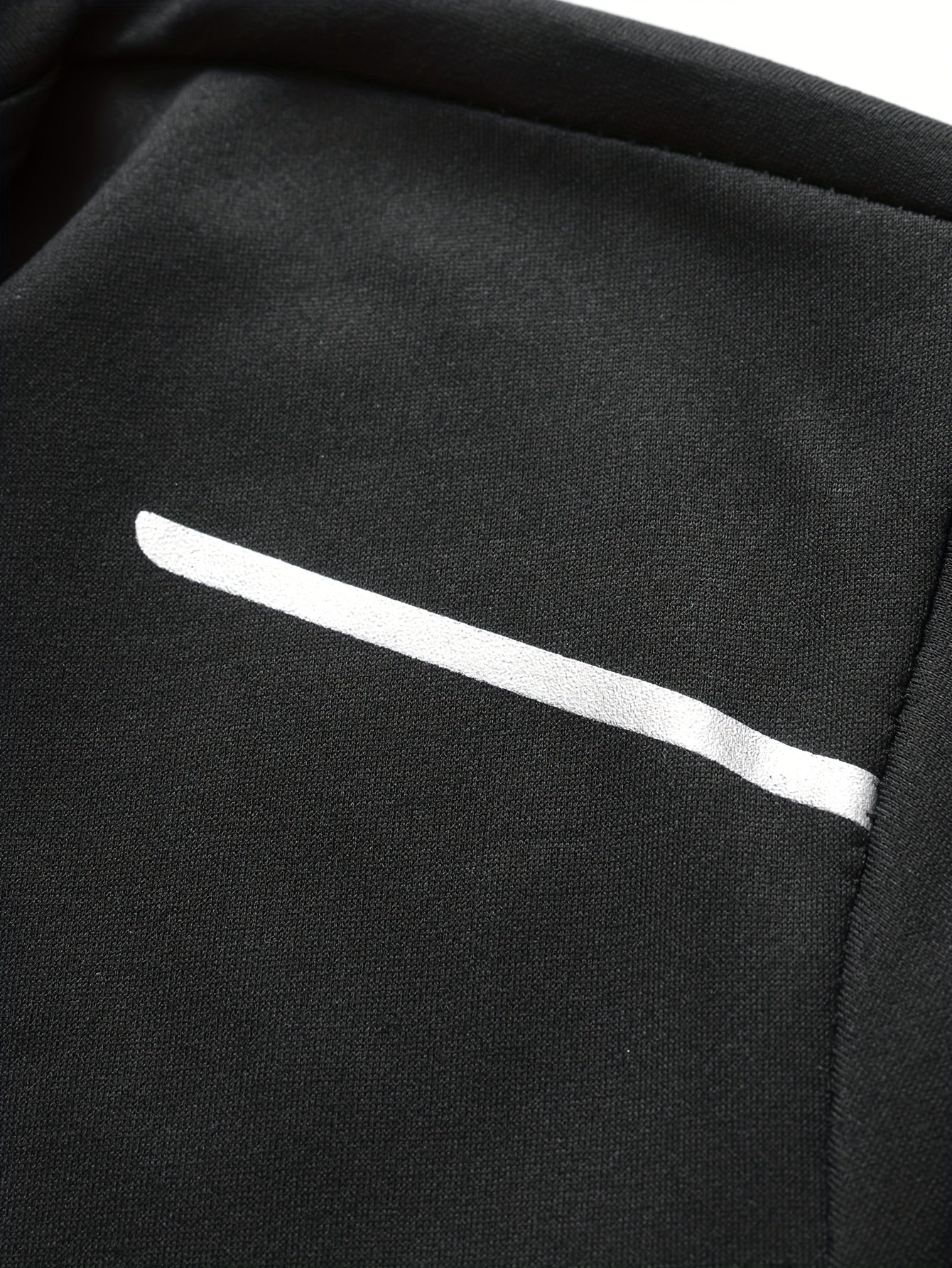 Men's Spring and Autumn Knitted Zipper Cardigan with Stand-up Collar Casual Sports Suit