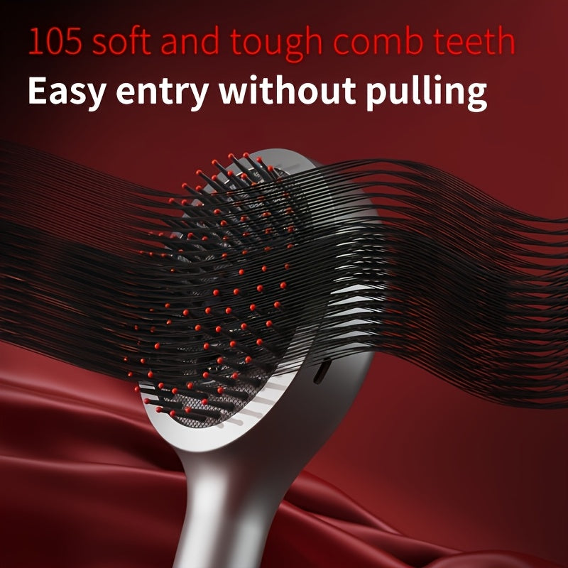 Portable Electric Scalp Massager Comb with USB Charging and Spray Function