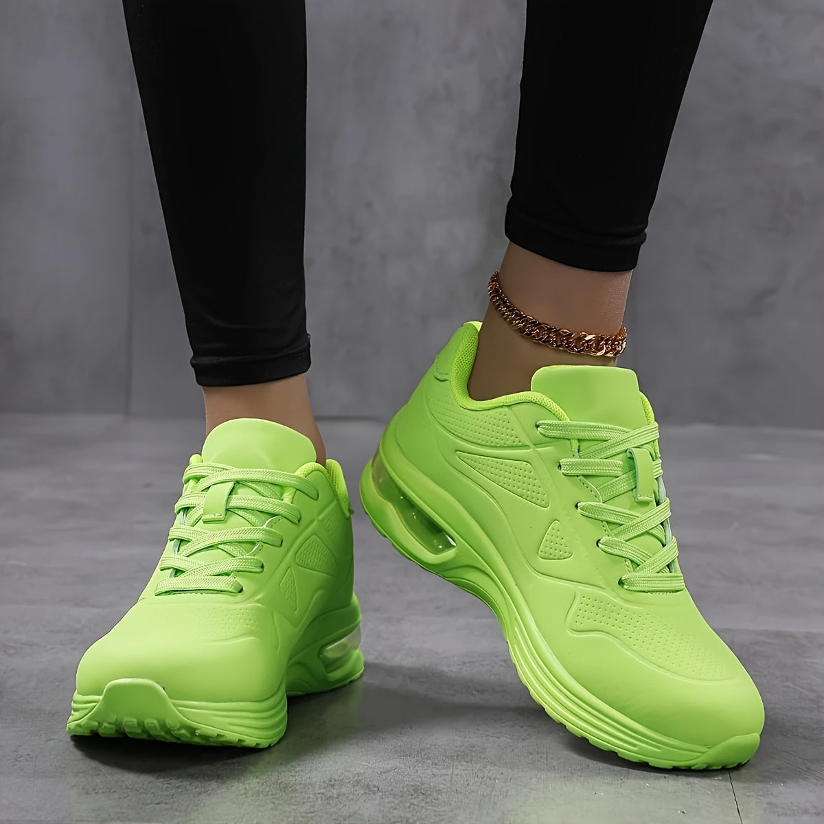 Women's Breathable Lightweight Sneakers, Low-Top Lace-Up Running Casual Athletic Shoes in Multiple Colors
