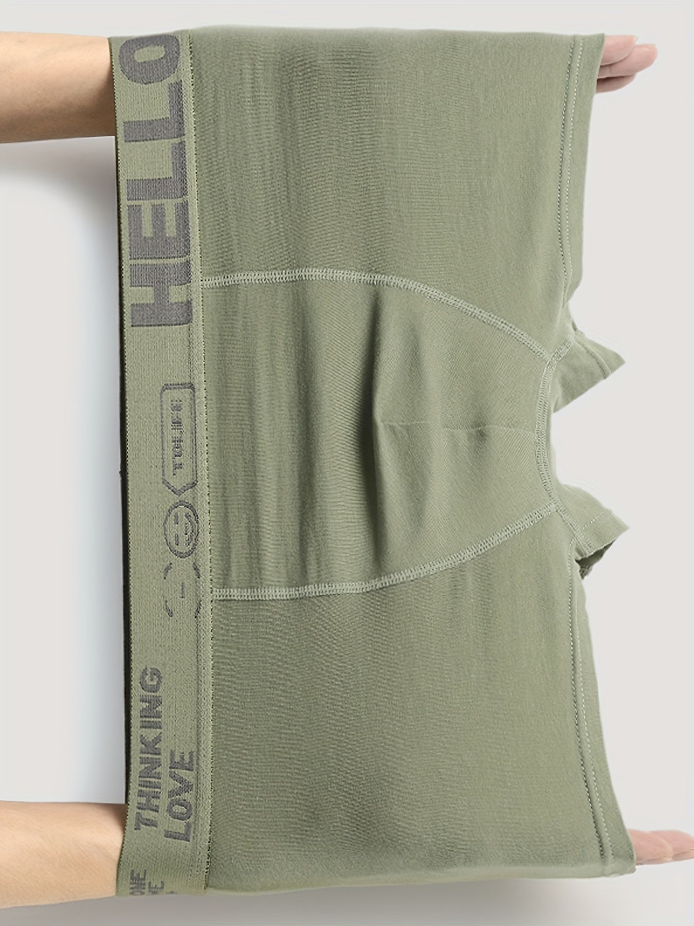 Men's Breathable Quick Dry Underwear Set 5pcs Shortie Elastic Fabric Beach Pool