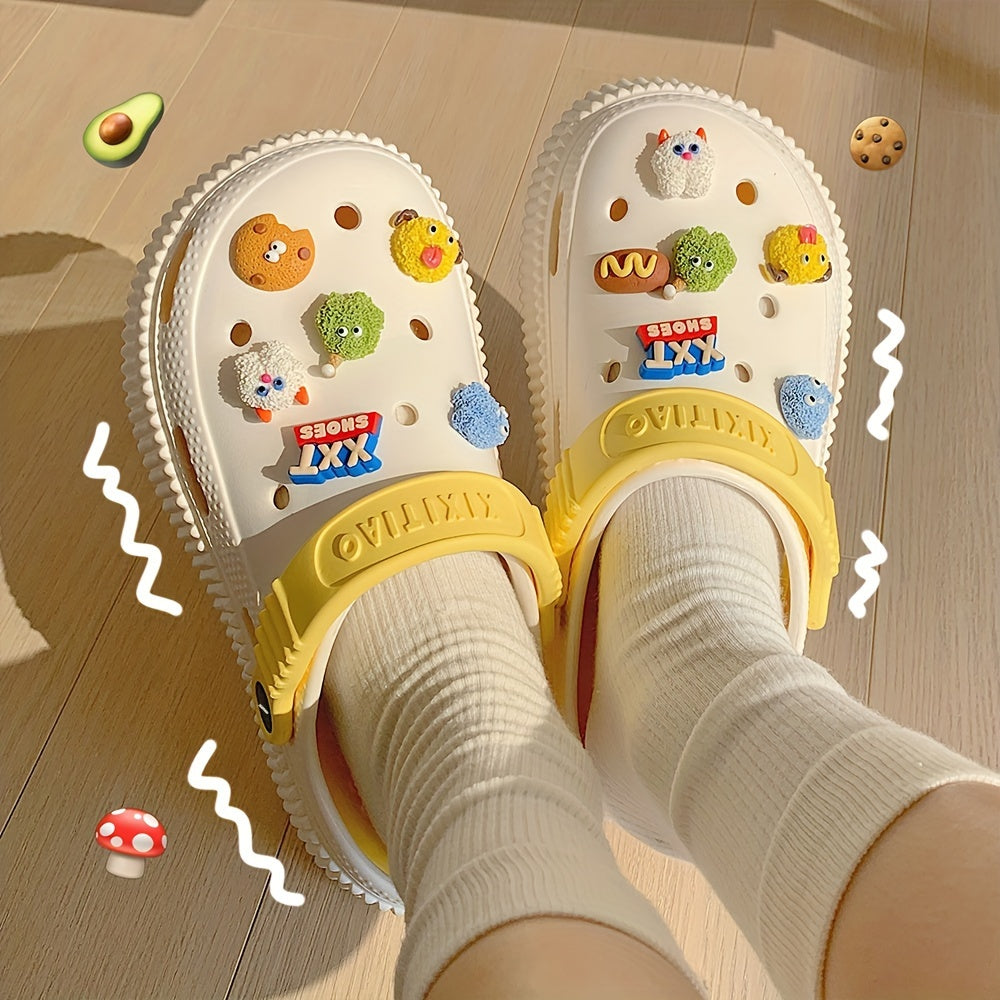Women's Hollow-Out Slide Sandals EVA Non-Slip Animal Cartoon Summer Spring