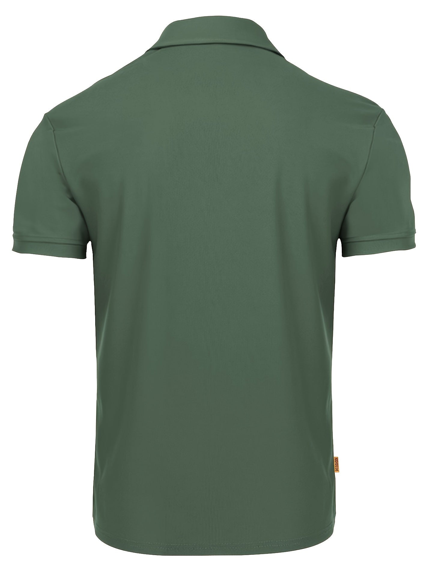 Men's Casual Sports Business Shirts Set Polyester Stretch Solid Color Summer