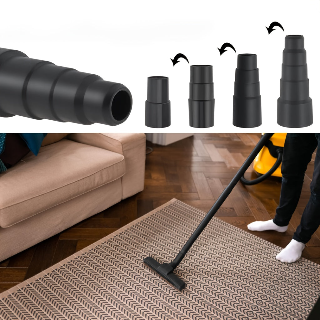 Kit de adaptadores de manguera de vacío de 4 piezas para accesorios de piscina, taller y húmedo/seco