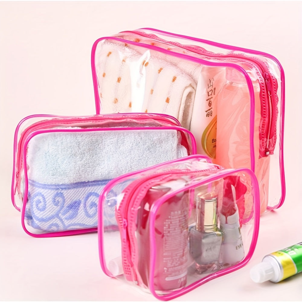 Waterproof Travel Toiletry Bag Set with Compartments for Women’s Essentials