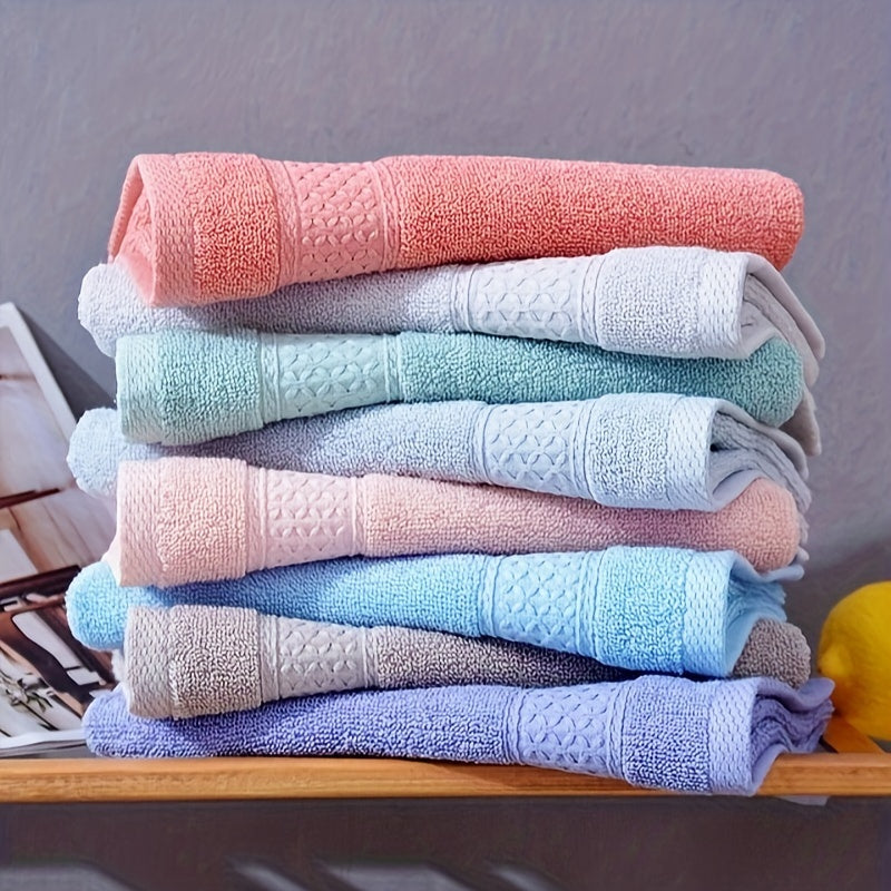 6-Piece Cotton Towel Set Absorbent Quick-Drying Soft Bathroom Towels