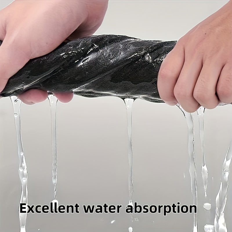 5pcs Paños de limpieza de vidrio engrosados, toallas multifuncionales para limpiar espejos