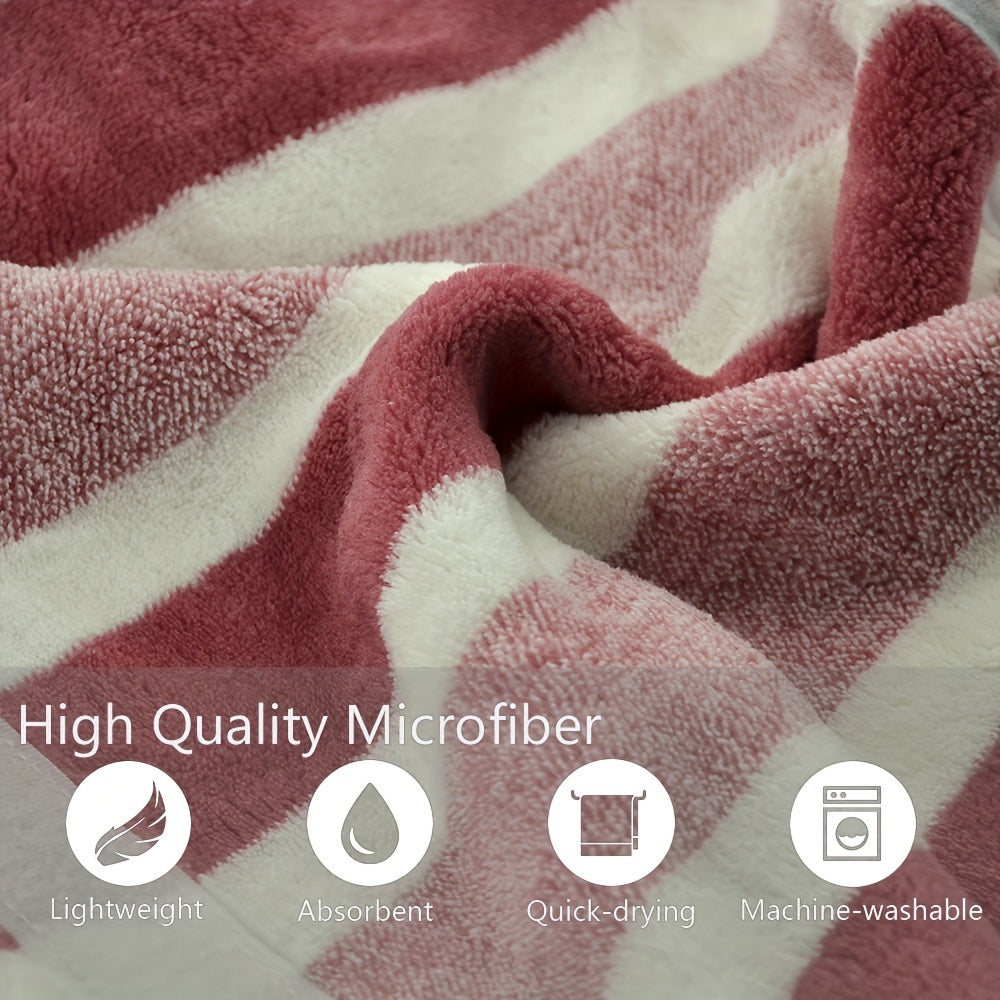 Water-Absorbing Dog Bathrobe for Wet Dogs Quick-Dry Polyester Towel for Baths Walks Swimming